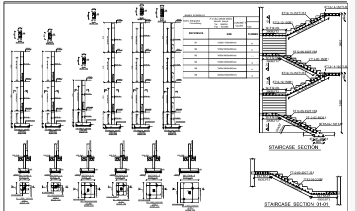 Concrete beams design